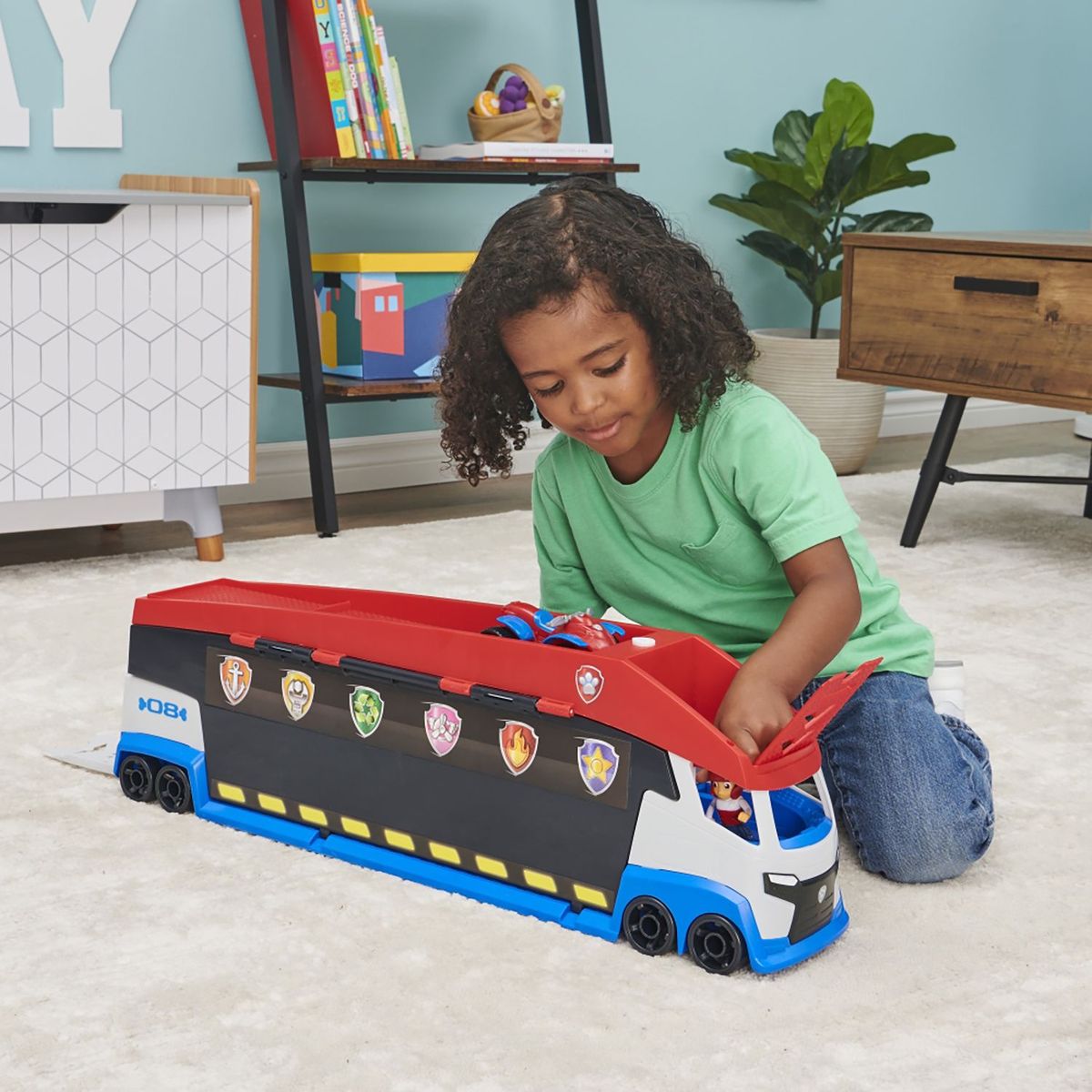 PAW PATROL - Juguete Vehículo Patrullero Paw Patroller con Figura