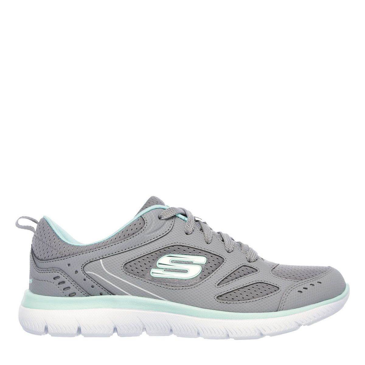 SKECHERS - Zapatillas Running Mujer Skechers Summits Gris