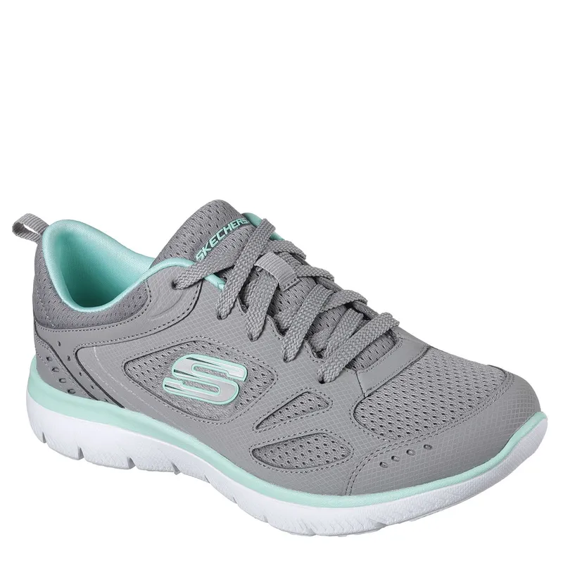 SKECHERS - Zapatillas Running Mujer Skechers Summits Gris