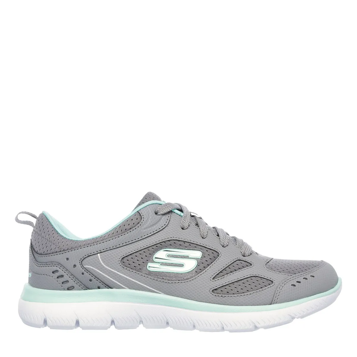 SKECHERS - Zapatillas Running Mujer Skechers Summits Gris