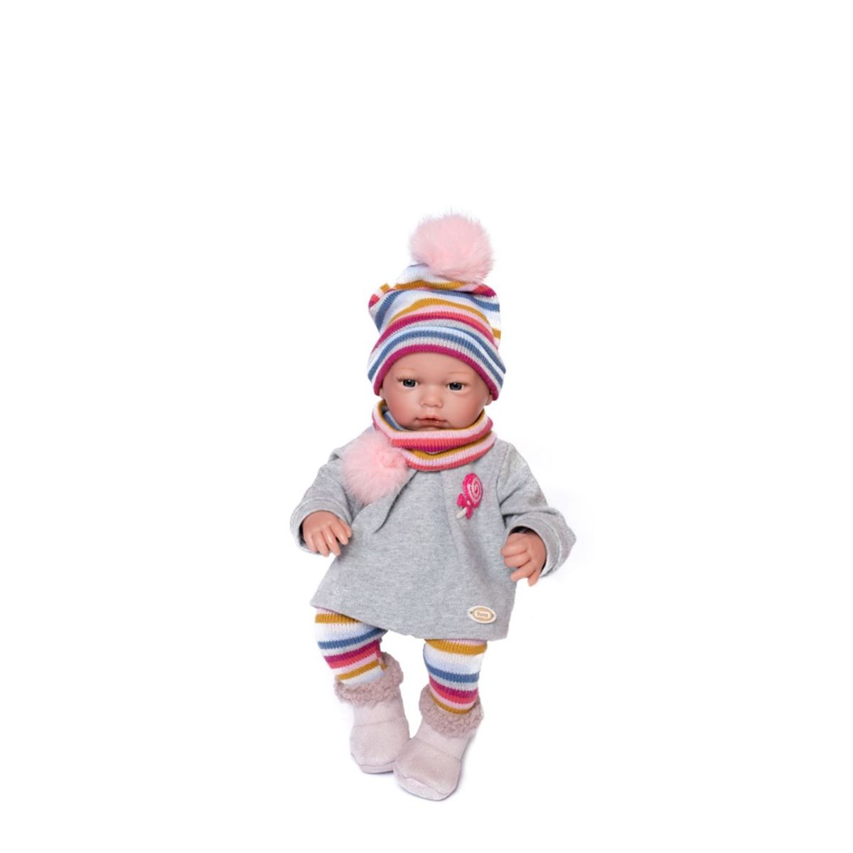 GUCA - Muñeca Natalia C/ Vestido Gris