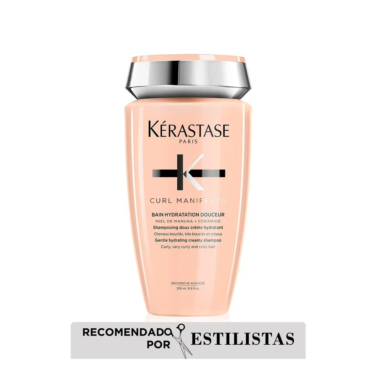 KERASTASE - Shampoo Para Rulos Bain Hydratation Douceur Curl Manifesto 250 Ml