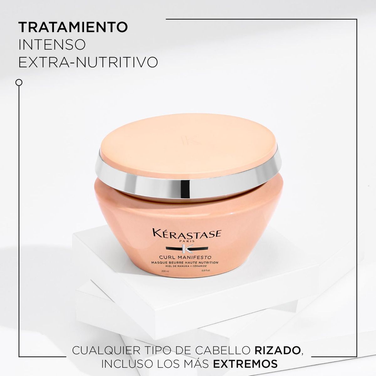 KERASTASE - Mascarilla Para Rulos Masque Beurre Haute Nutrition Curl Manifesto 200 Ml