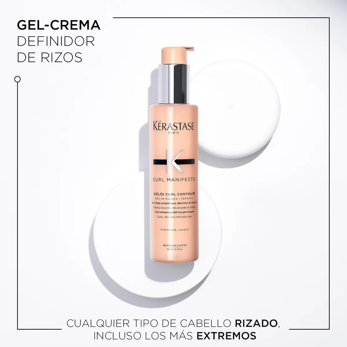 KERASTASE - Gel Kérastase Curl Manifesto Contour rizos y crespos definidos 150ml