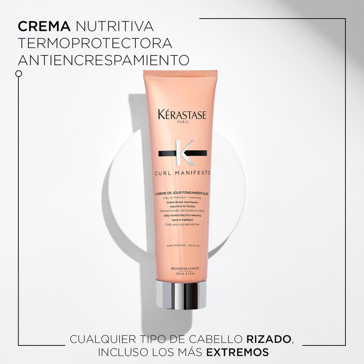 KERASTASE - Crema Para Rulos Crème De Jour Fondamentale Curl Manifesto 150 Ml
