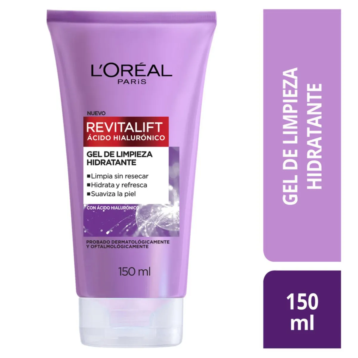 LOREAL PARIS - Gel Limpiador Hidratante L'oréal París Ácido Hialurónico 150ml