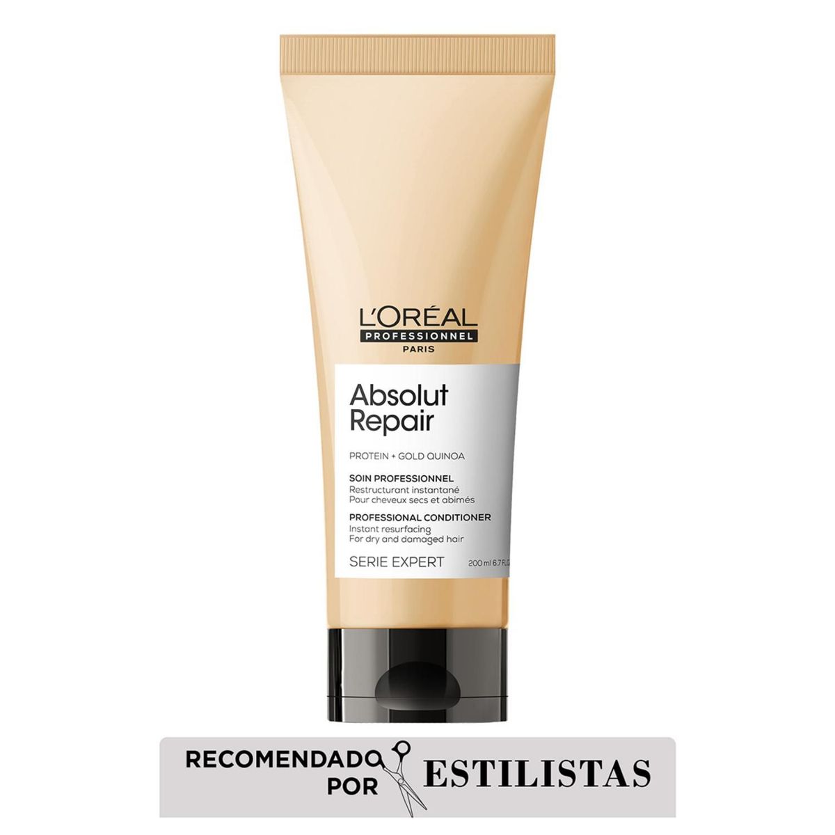 LOREAL PROFESSIONNEL - Acondicionador Absolut Repair reparación cabello dañado Loreal professionnel 200ml
