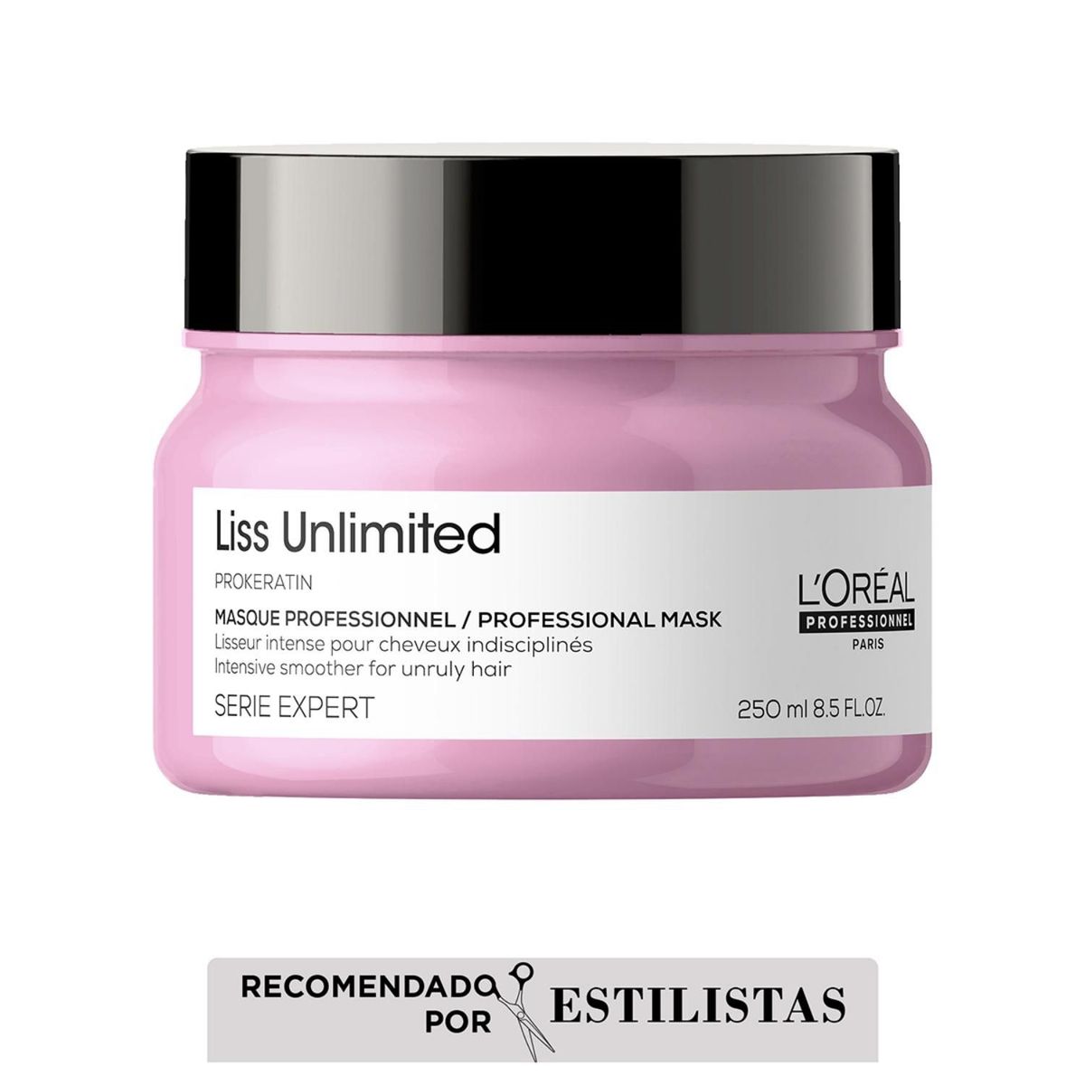 LOREAL PROFESSIONNEL - Mascarilla Para Cabello Con Frizz Liss Unlimited 250Ml