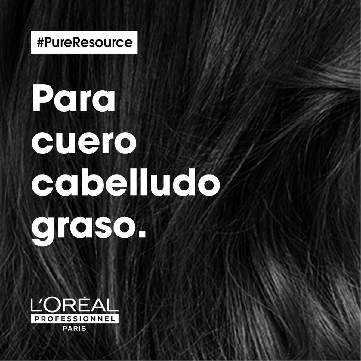 LOREAL PROFESSIONNEL - Shampoo Pure Resource Para Cuero Cabelludo Graso