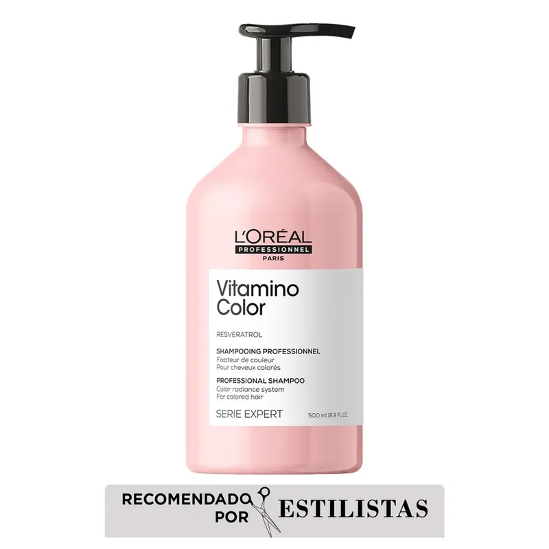 LOREAL PROFESSIONNEL - Shampoo Vitamino Color protección color Loreal professionnel 500ml 