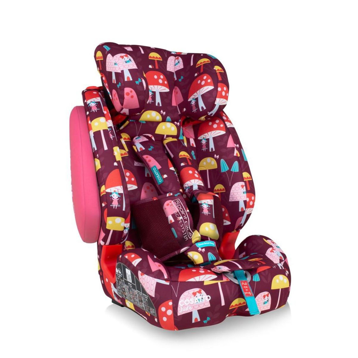 COSATTO - Silla de Auto Bebe Butaca Judo Grupo 123 Mushroom Magic