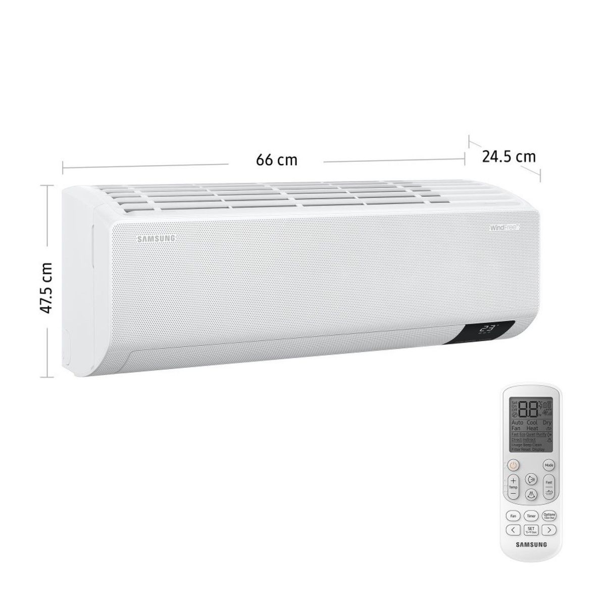 SAMSUNG - Aire Acondicionado Premium 12,000 BTU WindFree