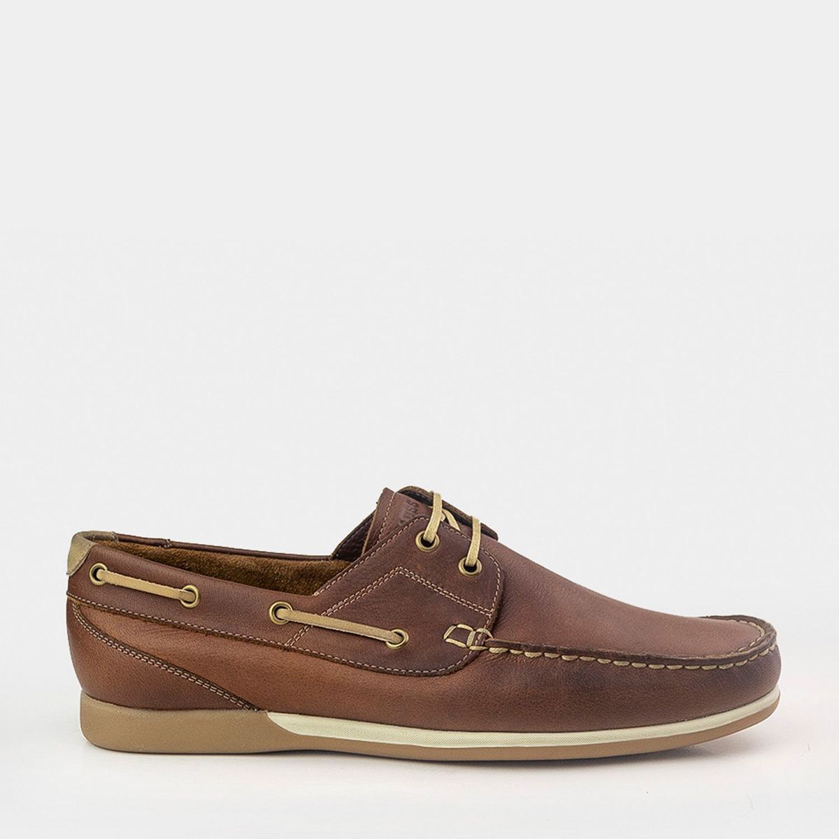GREENBAY - Zapatos Casuales de Cuero Hombre Greenbay Marrón