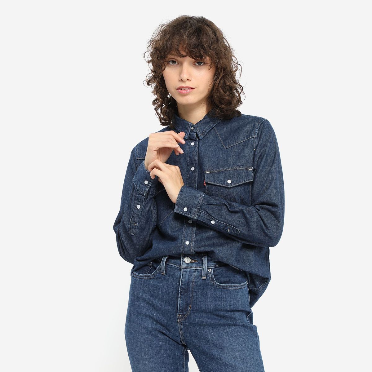 LEVIS - Blusa Manga Larga 100% Algodón Mujer Levis