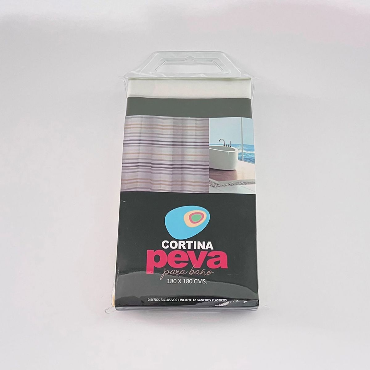 PITUKASA - Cortina De Baño Rayas Amarillas Pitukasa