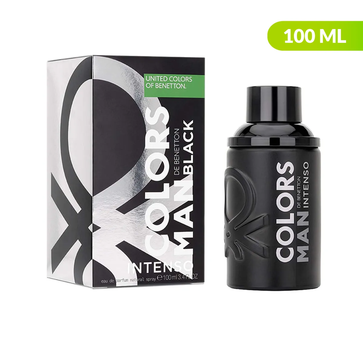 BENETTON - Colors Man Black Intenso EDP 100 ml Benetton