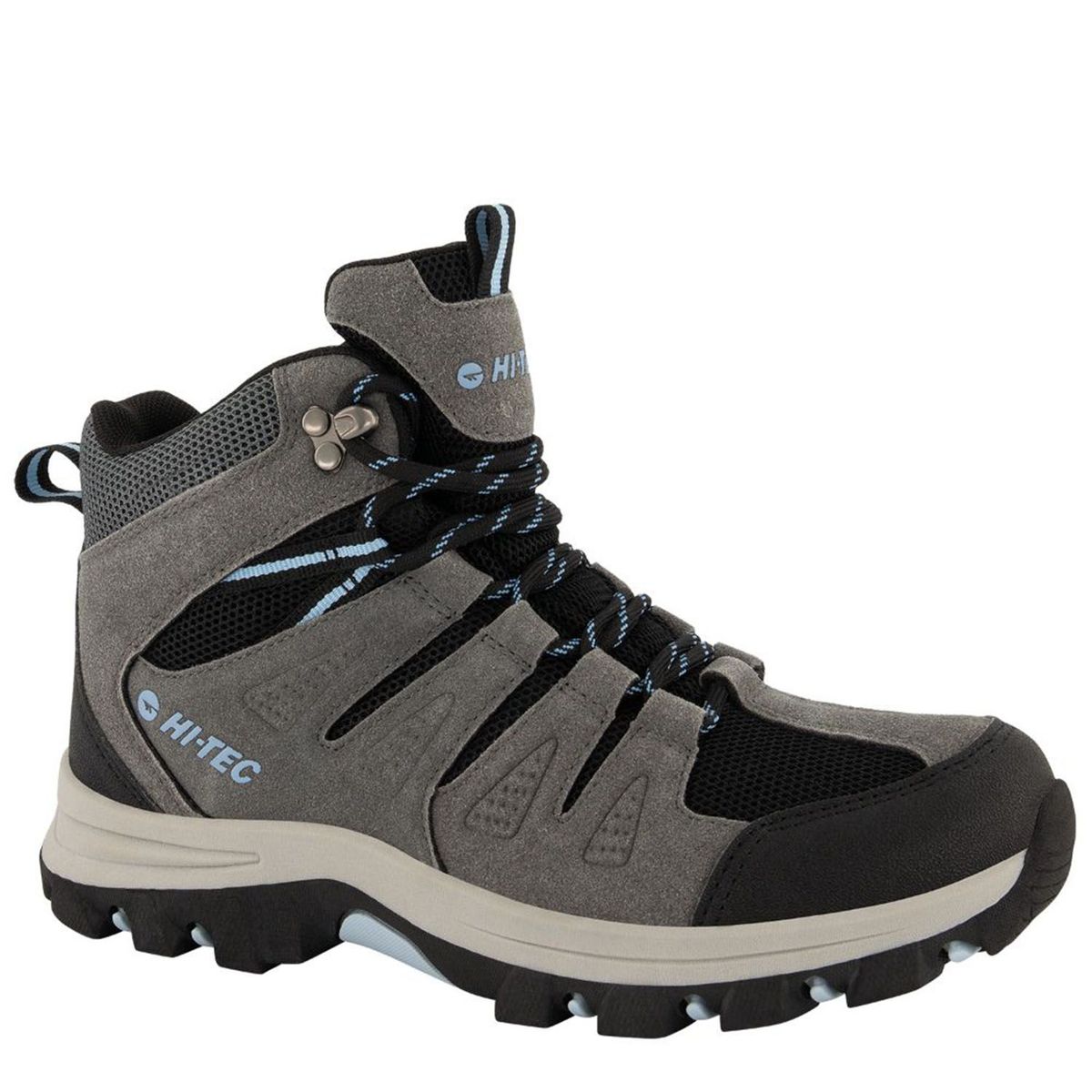 HI TEC - Zapatillas Deportivas Outdoor Mujer Hi Tec Picchu Mid Womens Gris