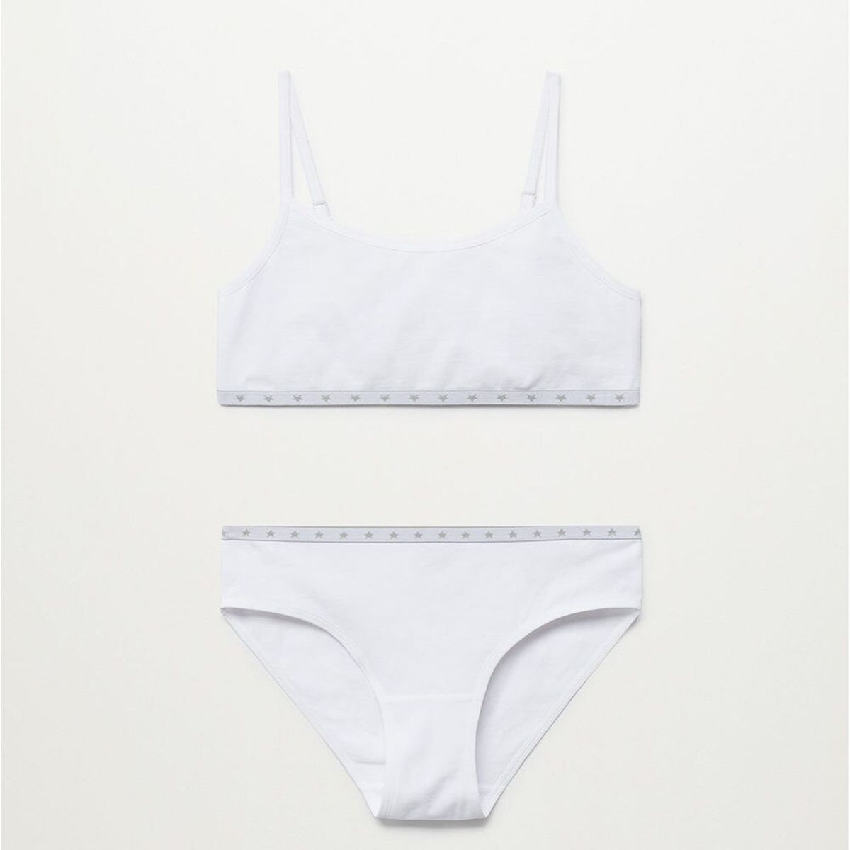 MANGO KIDS - Juego Ropa Interior Niña 2 Piezas Algodón Mango Kids