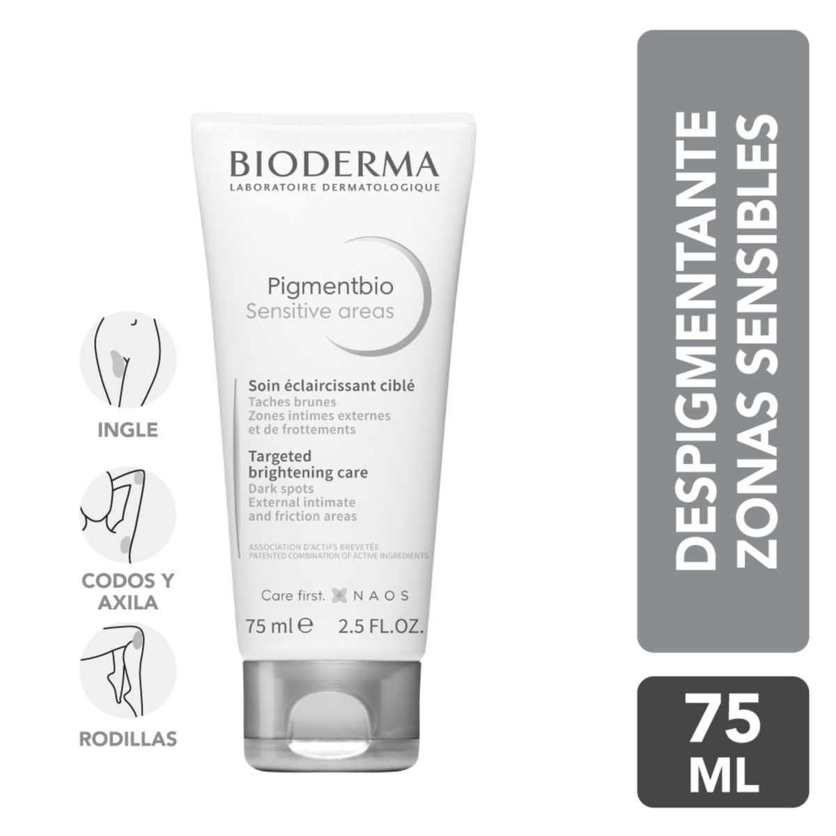 BIODERMA - Pigmentbio Sensitive Areas Te 75ml