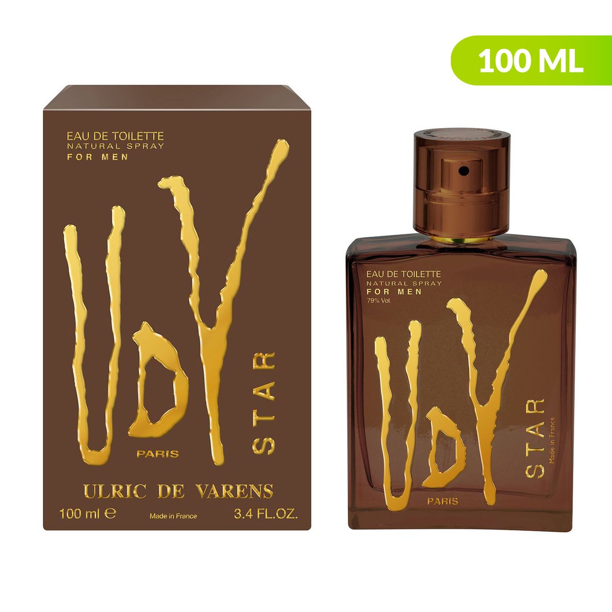 ULRIC DE VARENS - Perfume Ulric De Varens Star Eau De Toilette C¿trico 100 Ml Hombre