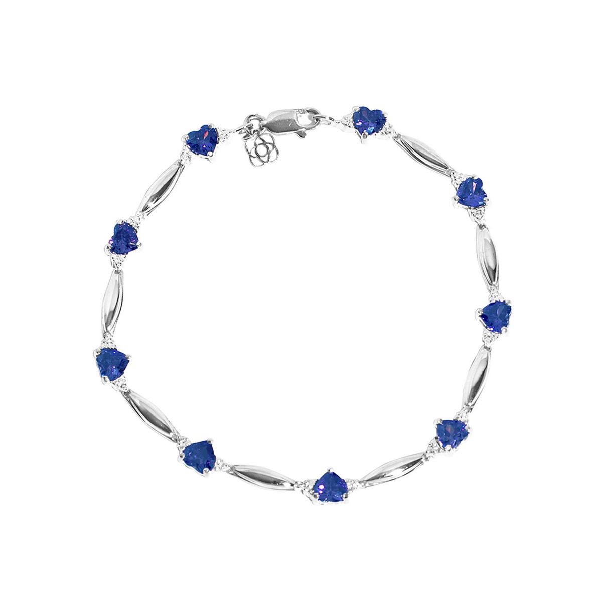 MAISHA - Pulsera Piedra Semipreciosa Sapphire Plata 925