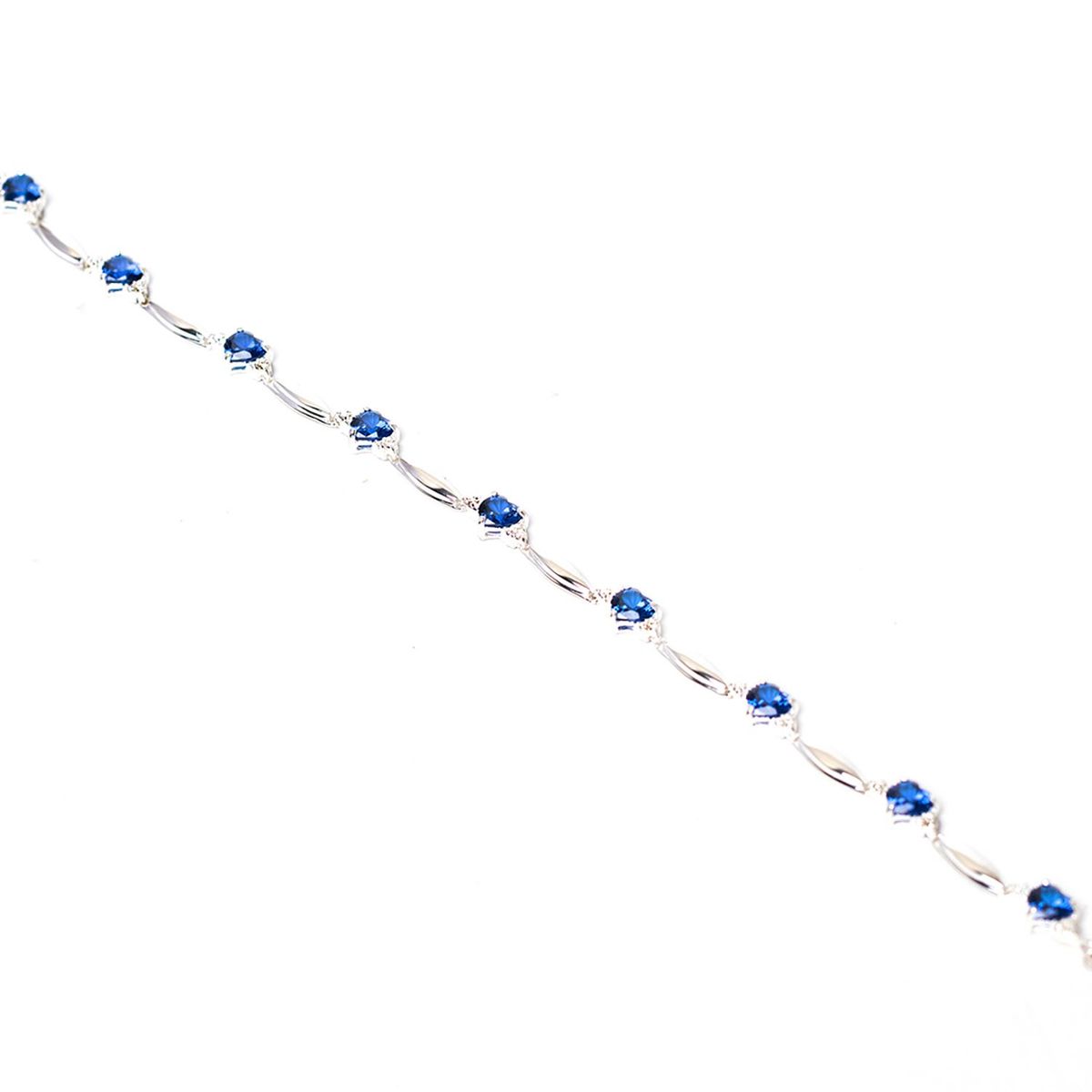 MAISHA - Pulsera Piedra Semipreciosa Sapphire Plata 925