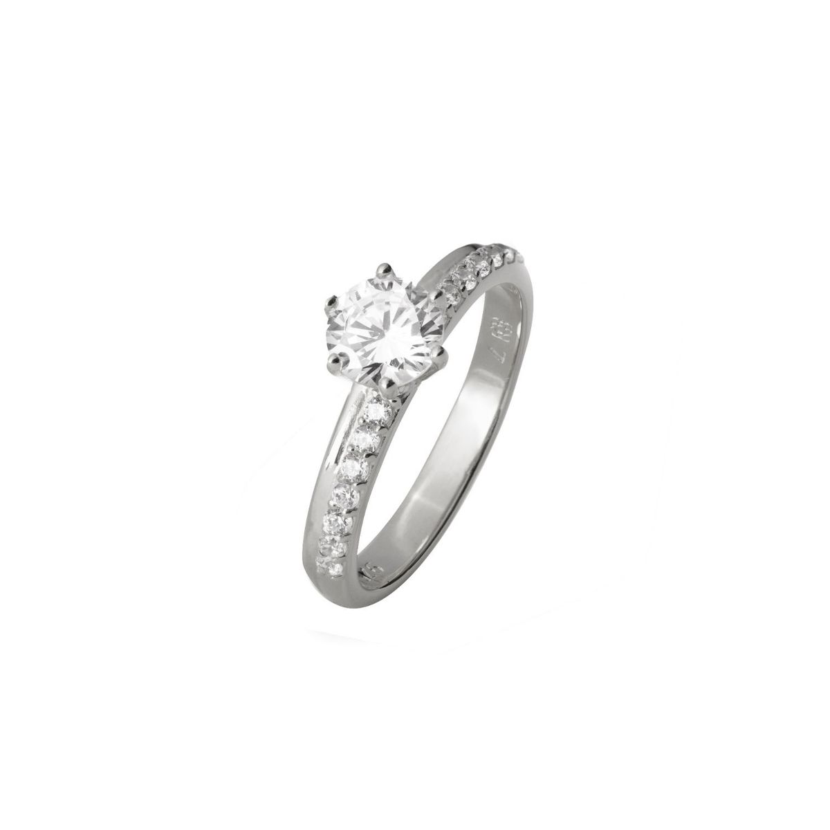 MAISHA - Anillo de Compromiso con Circones Plata 925