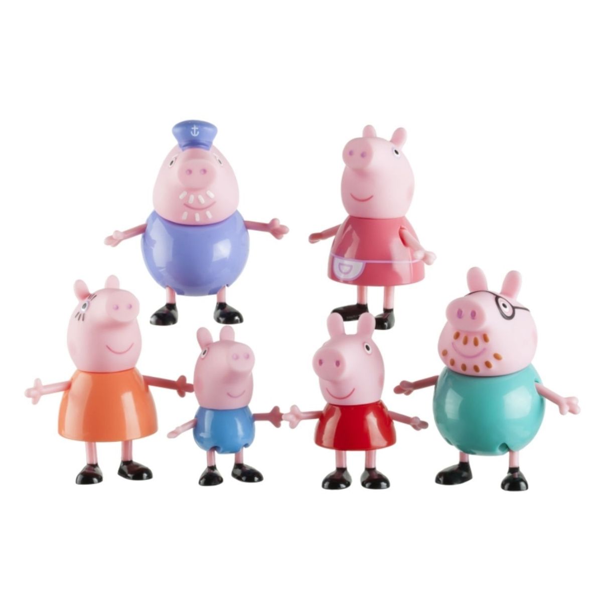 PEPPA PIG - Pack de Figuras Peppa y su Familia