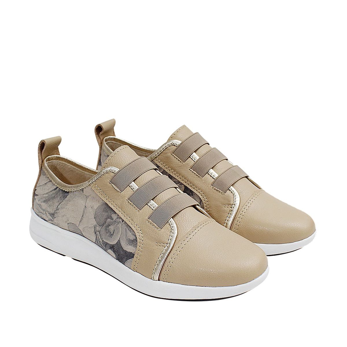 MILANO BAGS - Zapatillas urbanas Mujer Milano Bags Fd-9791 Beige