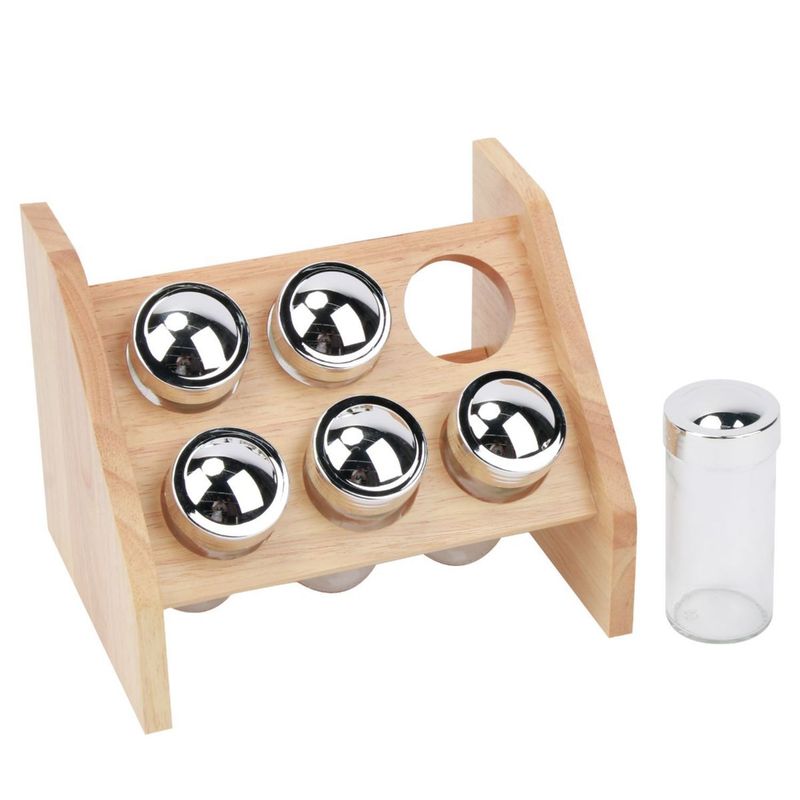 HOMEWELL - Set de 6 Especieros Vidrio