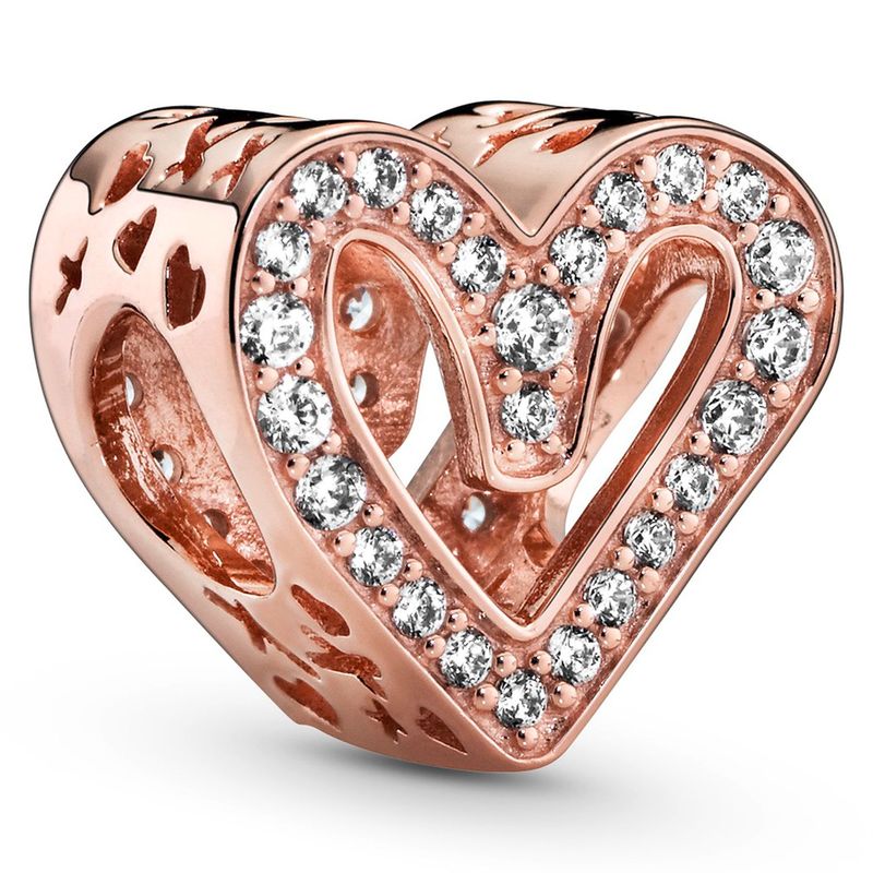PANDORA - Charm Boceto De Corazón Brillante