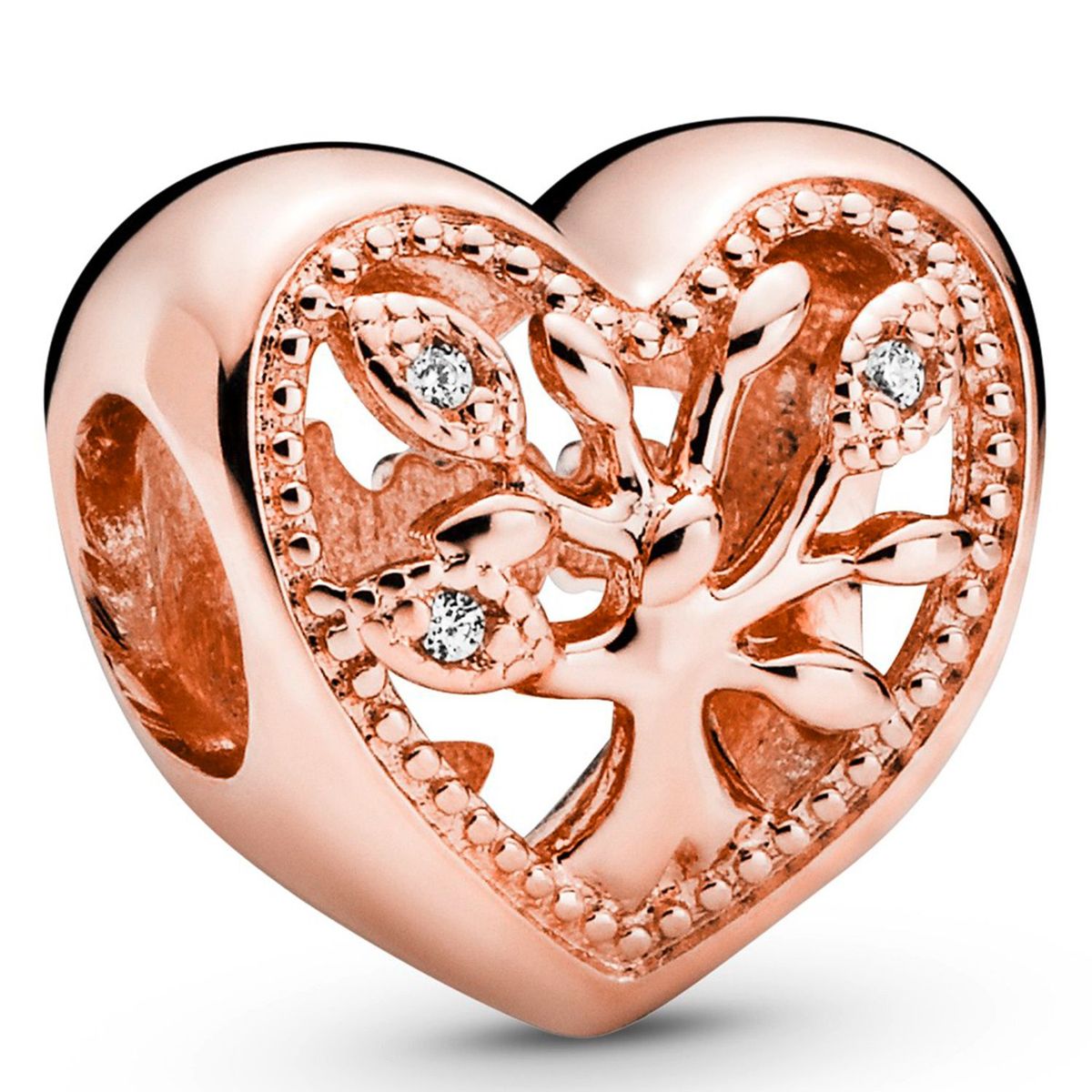 PANDORA - Charm Corazón Árbol Genealógico Ros