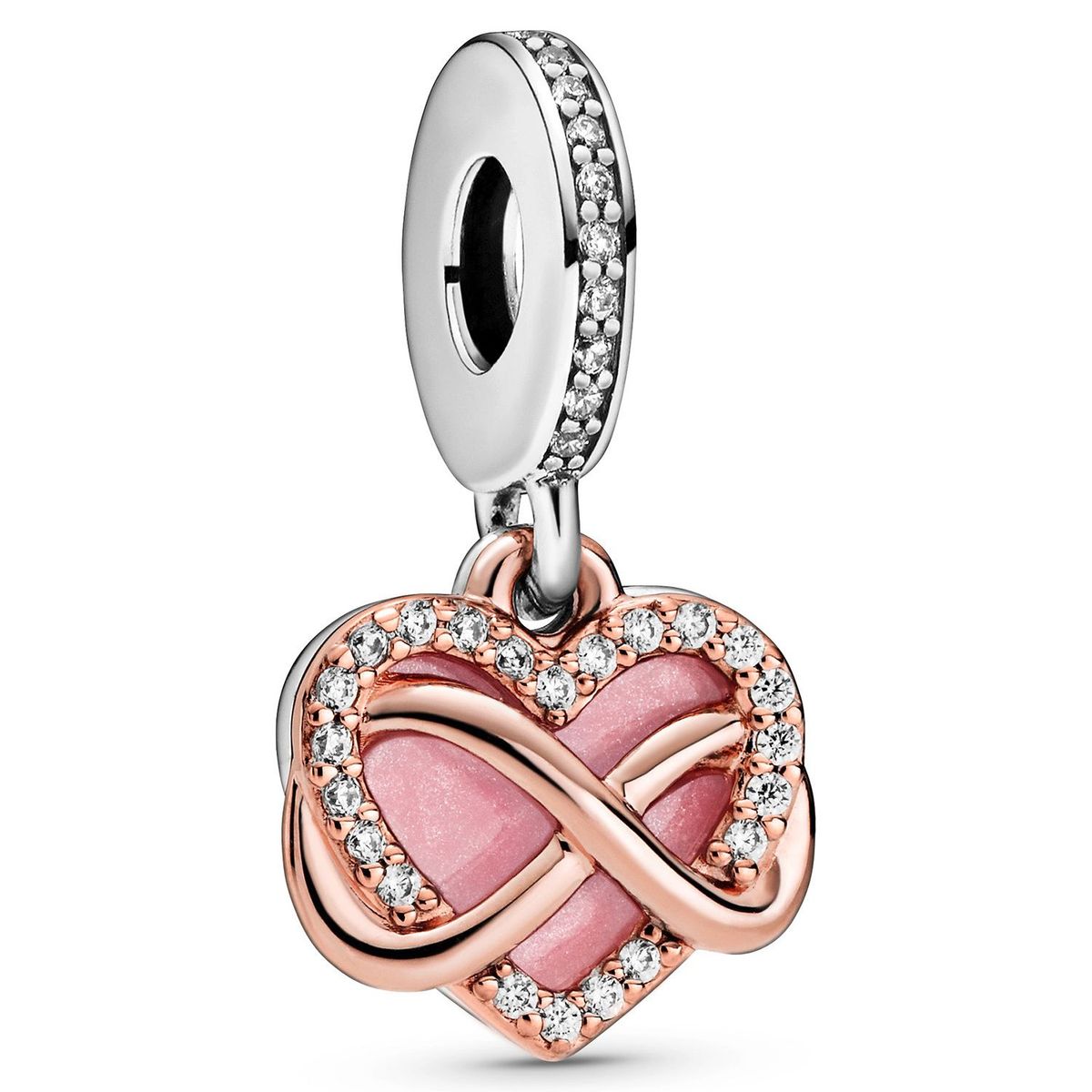 PANDORA - Charm Corazón Infinito Brillante
