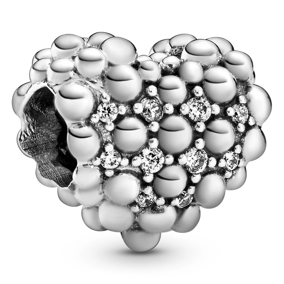 PANDORA - Charm Corazón Brillante De Esferas