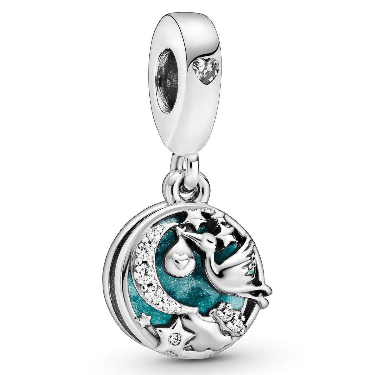 PANDORA - Charm Colgante Cigueña Y Estrellas