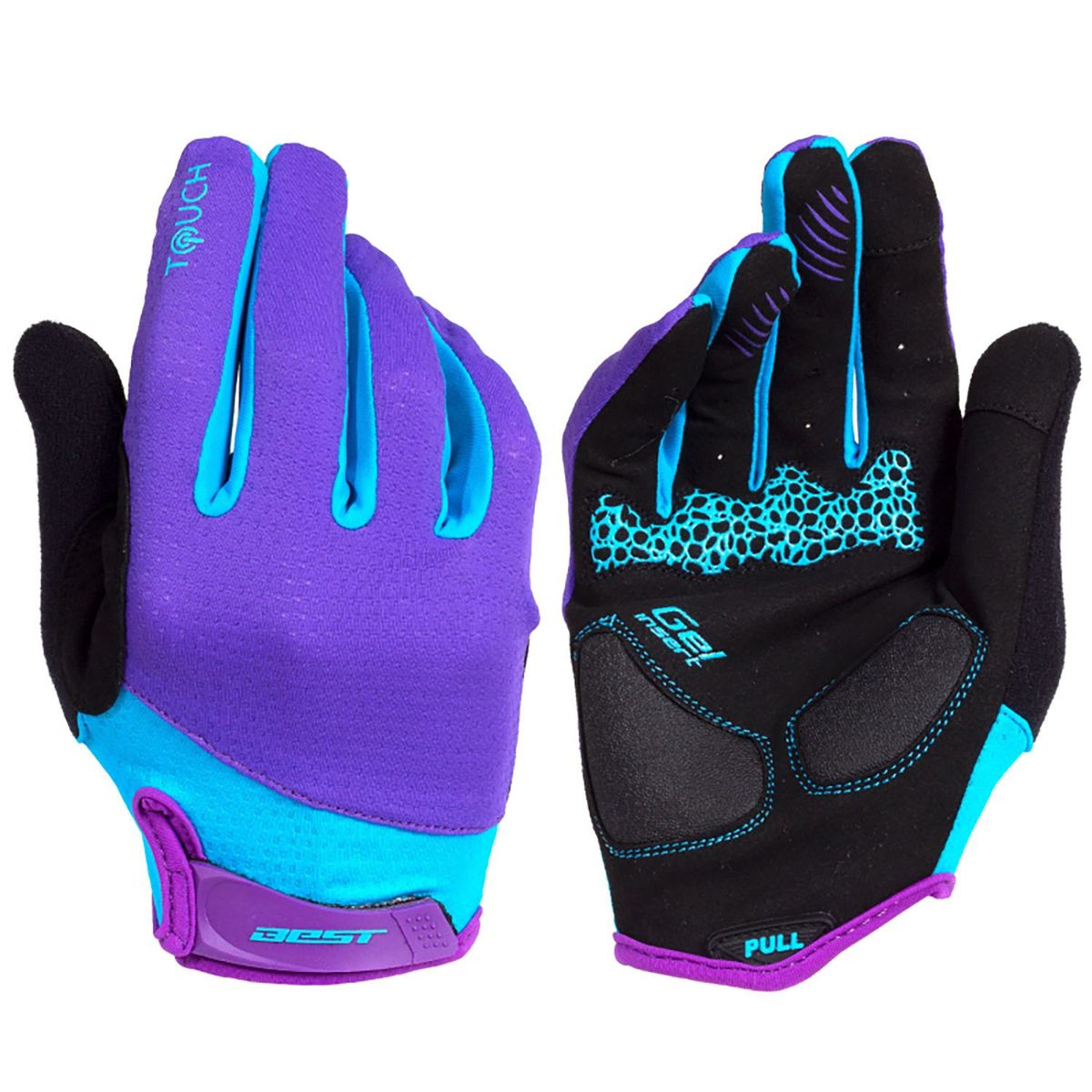 BEST - Guantes Largos Mujer Morado Talla S