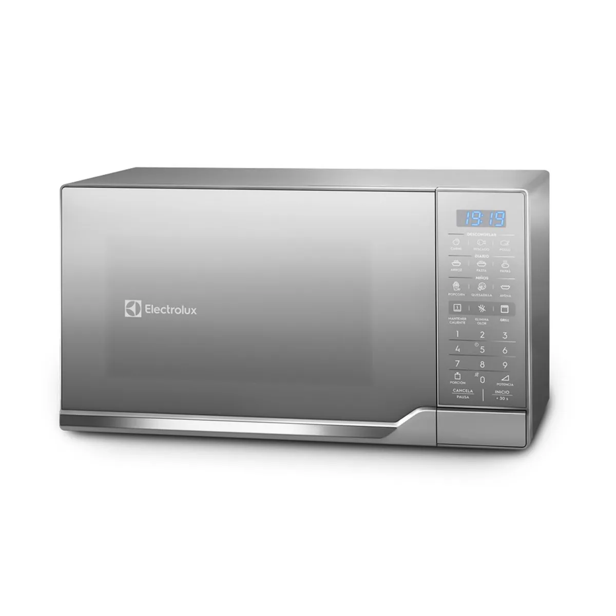 ELECTROLUX - Microondas Electrolux 30L Electrico con Grill EMDO30G2GSRUG Silver