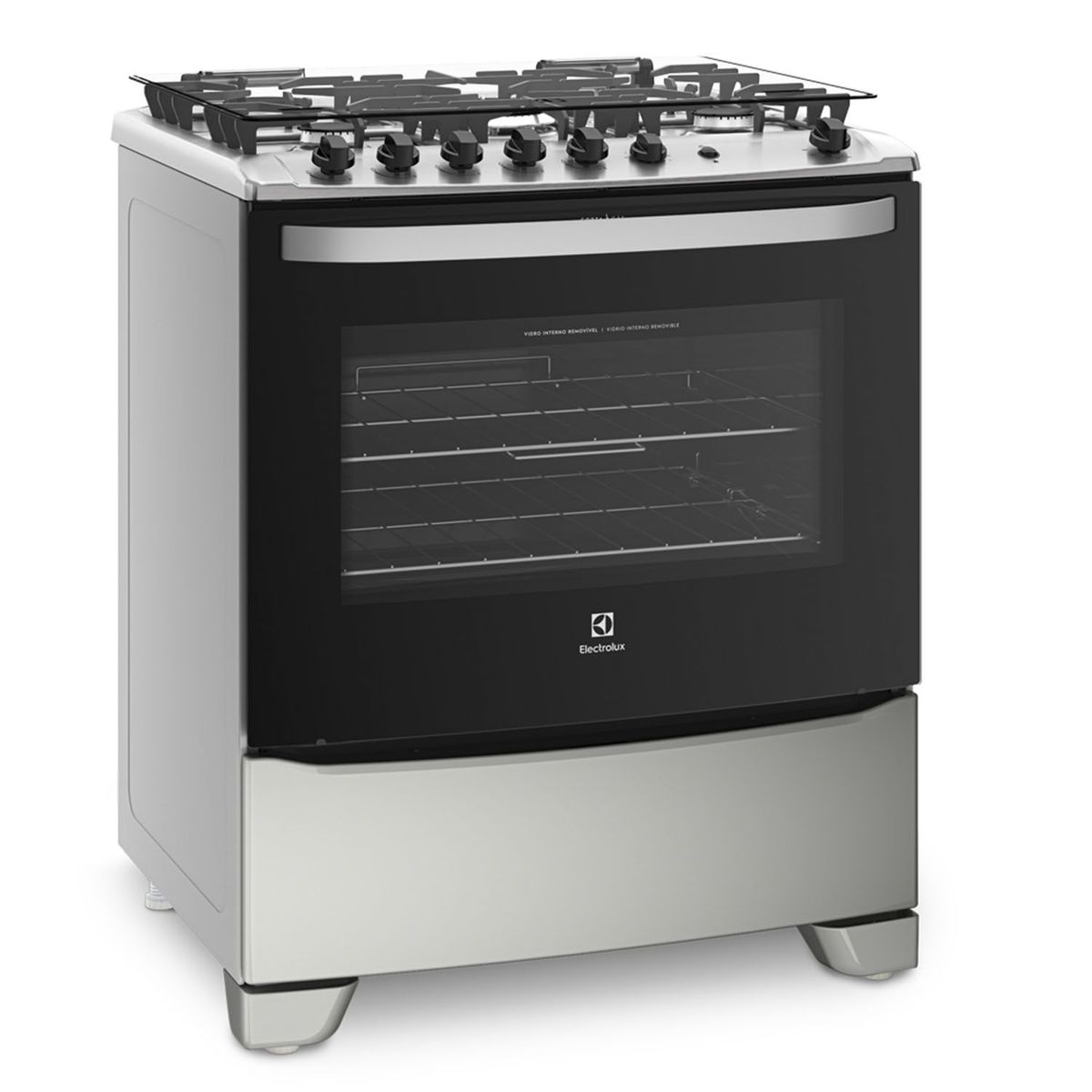 ELECTROLUX - Cocina a Gas 5 Hornillas Triple Llama Electrolux 30' 76USS