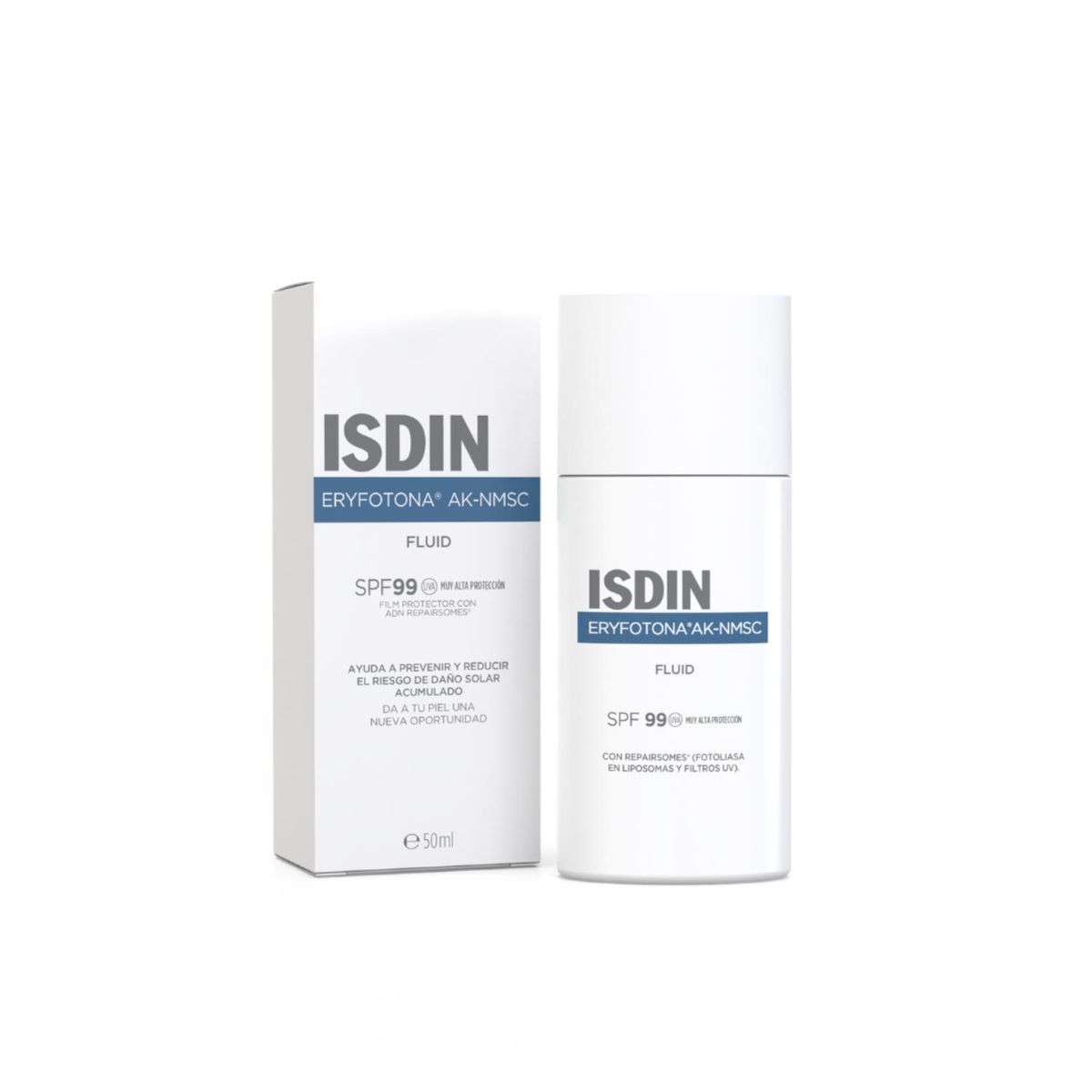 ISDIN - ISDIN Eryfotona AK-NMSC SPF100+ 50ML - Protector solar fluido con fotoliasa encapsulada
