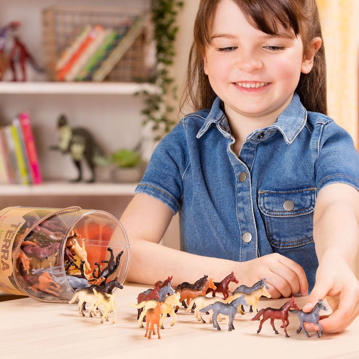 TERRA - Set Caballos En Tubo