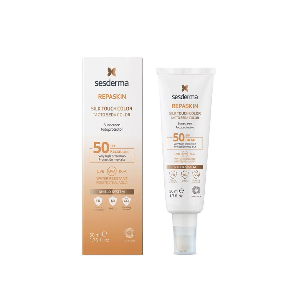 SESDERMA - Repaskin Tacto Seda Color SPF 50  50 ml