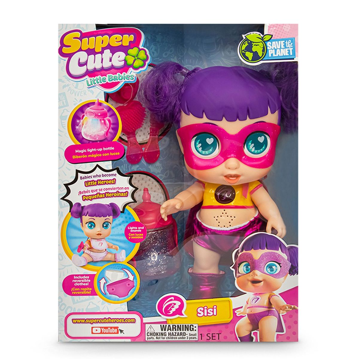 SUPER CUTE - Muñeca Super Cute Little Babies Sisi