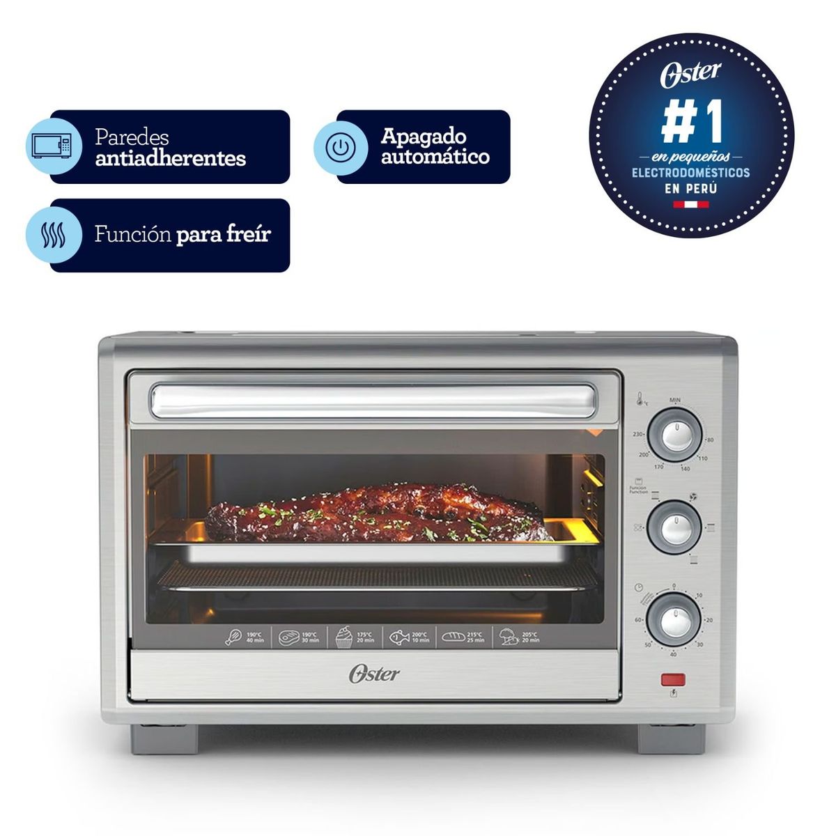 OSTER - Horno Oster® 35 litros con freidora de aire TSSTTVLS35