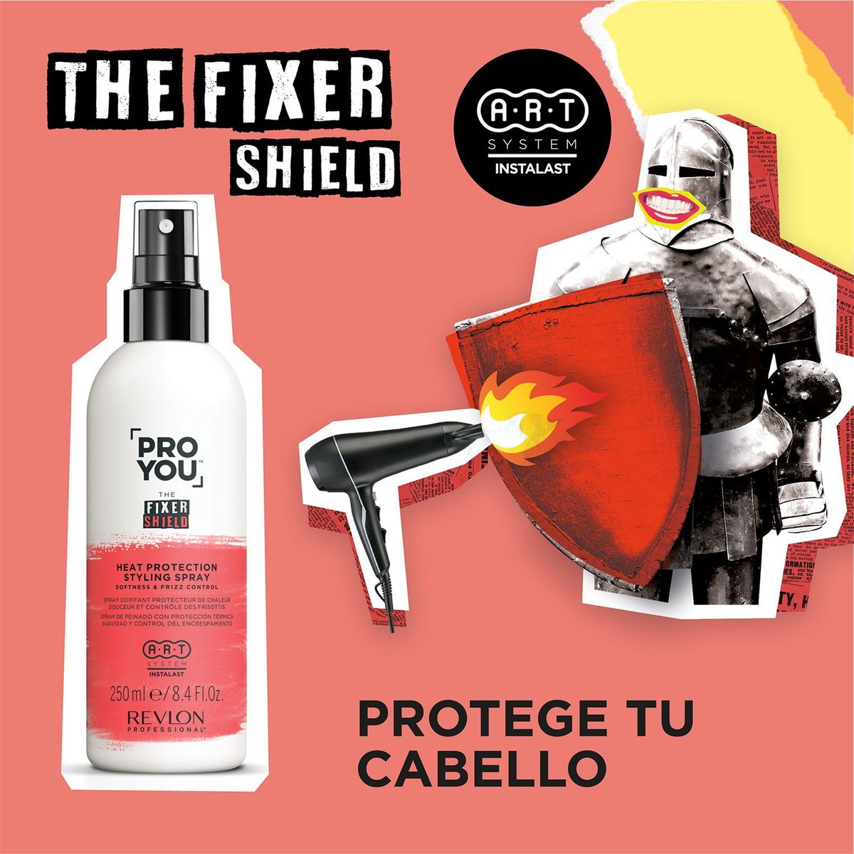 REVLON PROFESSIONAL - Pro You The Fixer Shield X 250 Ml - Protector Térmico