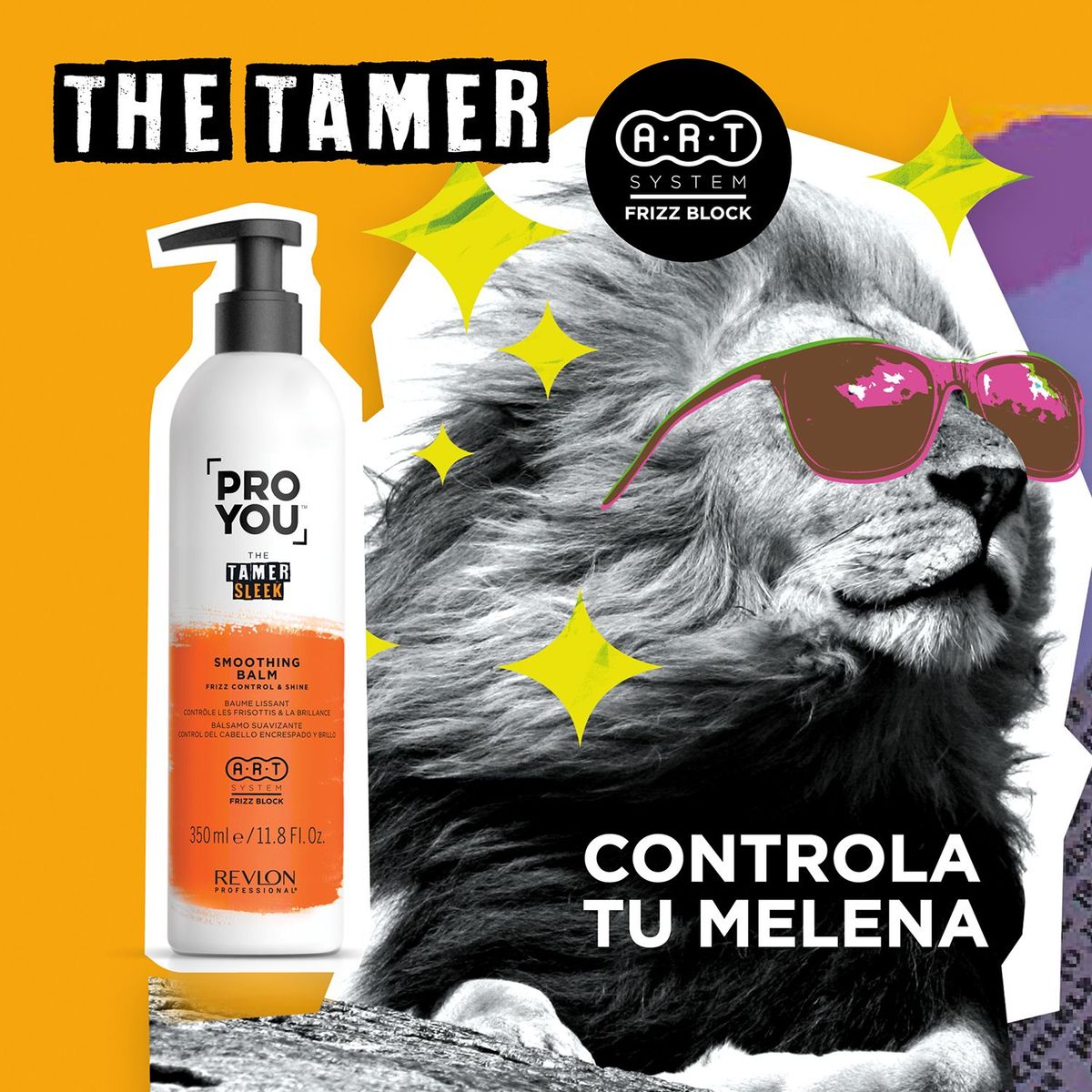 REVLON PROFESSIONAL - Pro You The Tamer Sleek Balm X 350 Ml - Bálsamo Antifrizz Y Alisador