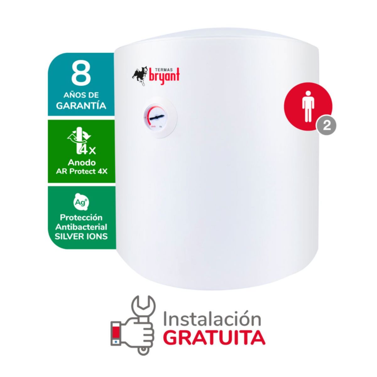 Bryant - Terma Elec. 50 L Bryant  ZAFIRO