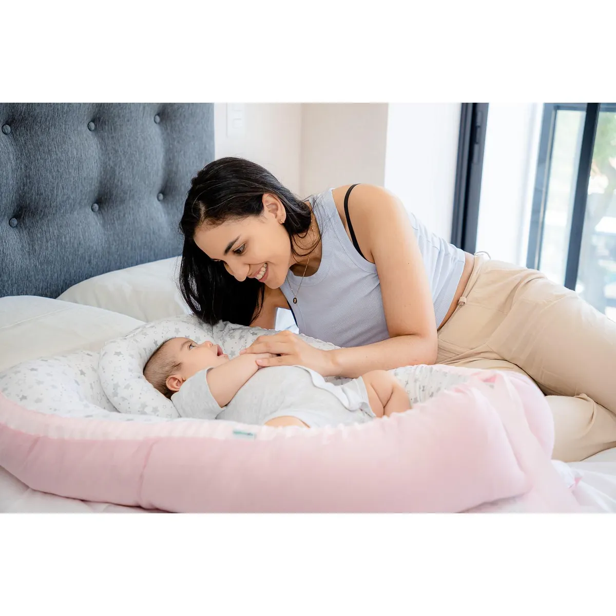 MATERNELLE - Cuna Colecho Para Bebé Estandar Estrellas Maternelle