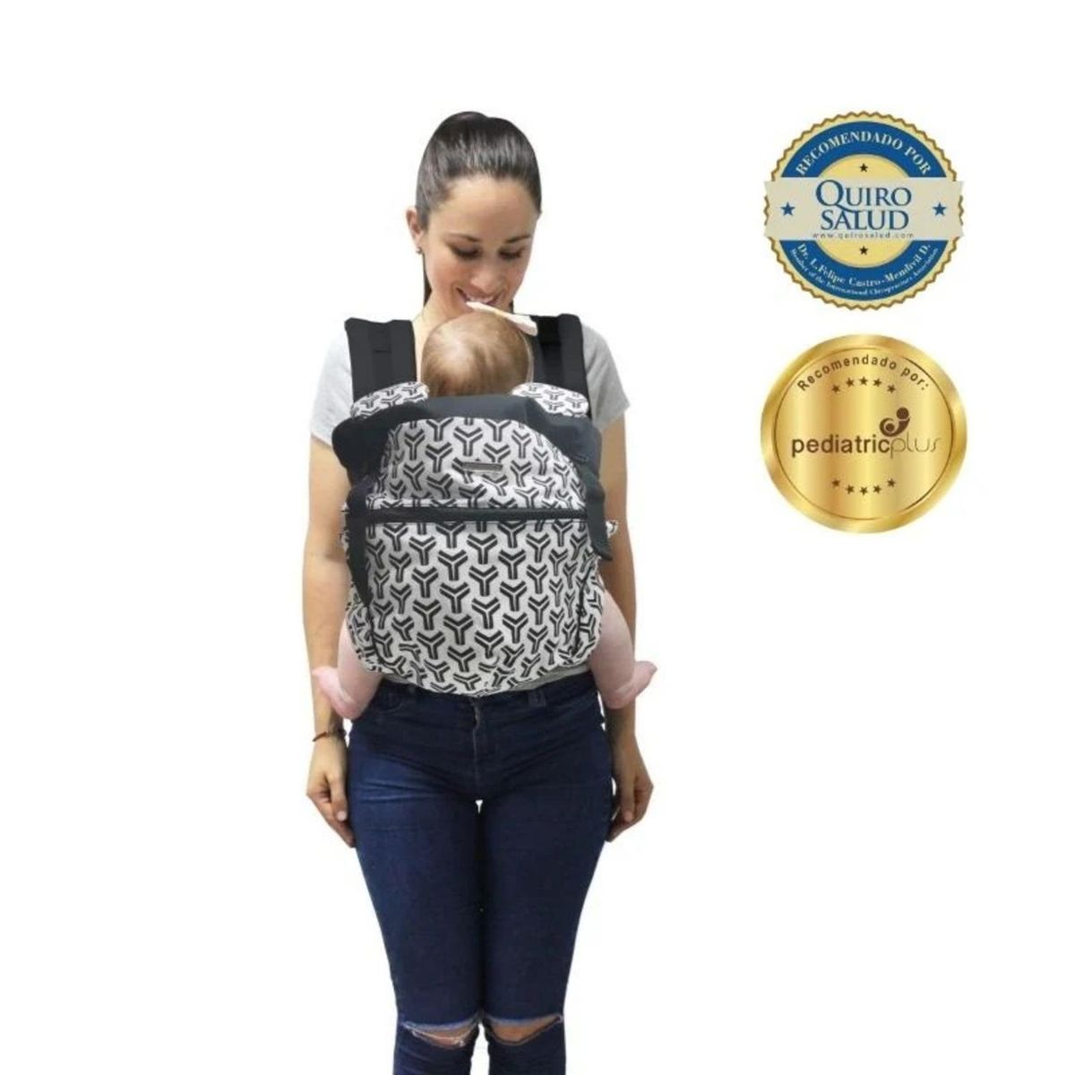 MATERNELLE - Mochila Ergonómica Evolutiva Canguro Bebe 4 en 1