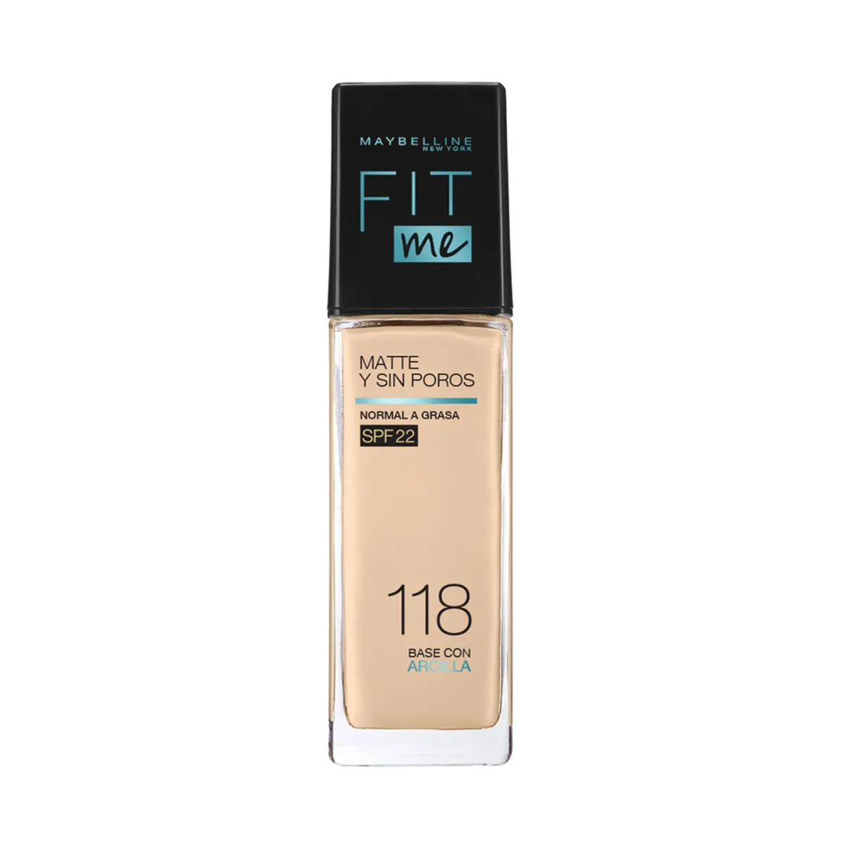 MAYBELLINE - Base Fit Me Matte + Poreless 1.00 Fl Oz Tono Light Beige Maybelline