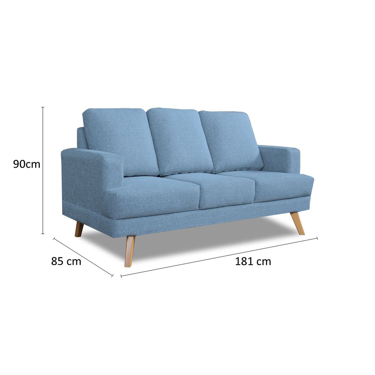 MICA - Juego de Sala Tobago 3-1 + Banqueta + Mesa de Centro